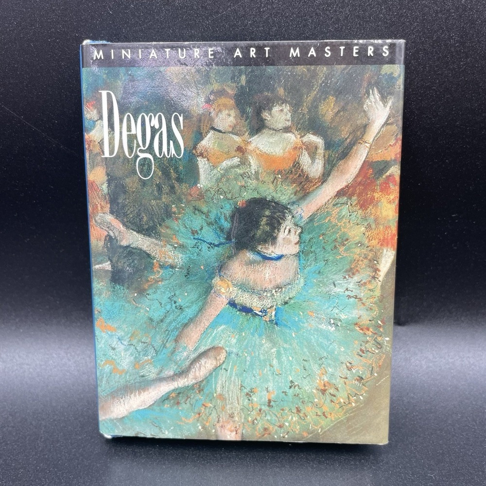 DEGAS Miniature Art Masters G Gruitroy Mini Book Works of Art 1st Print Pocket